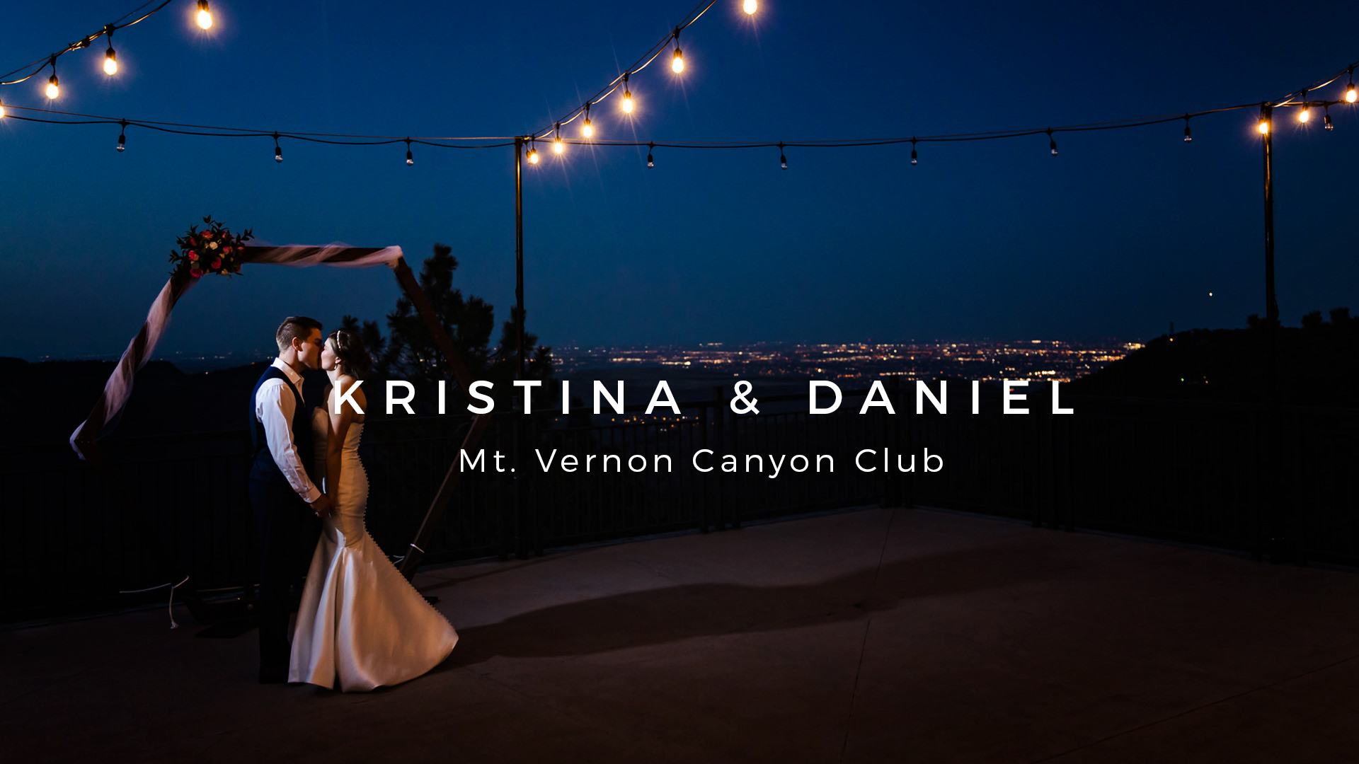Mount Vernon Canyon Club Wedding Videography