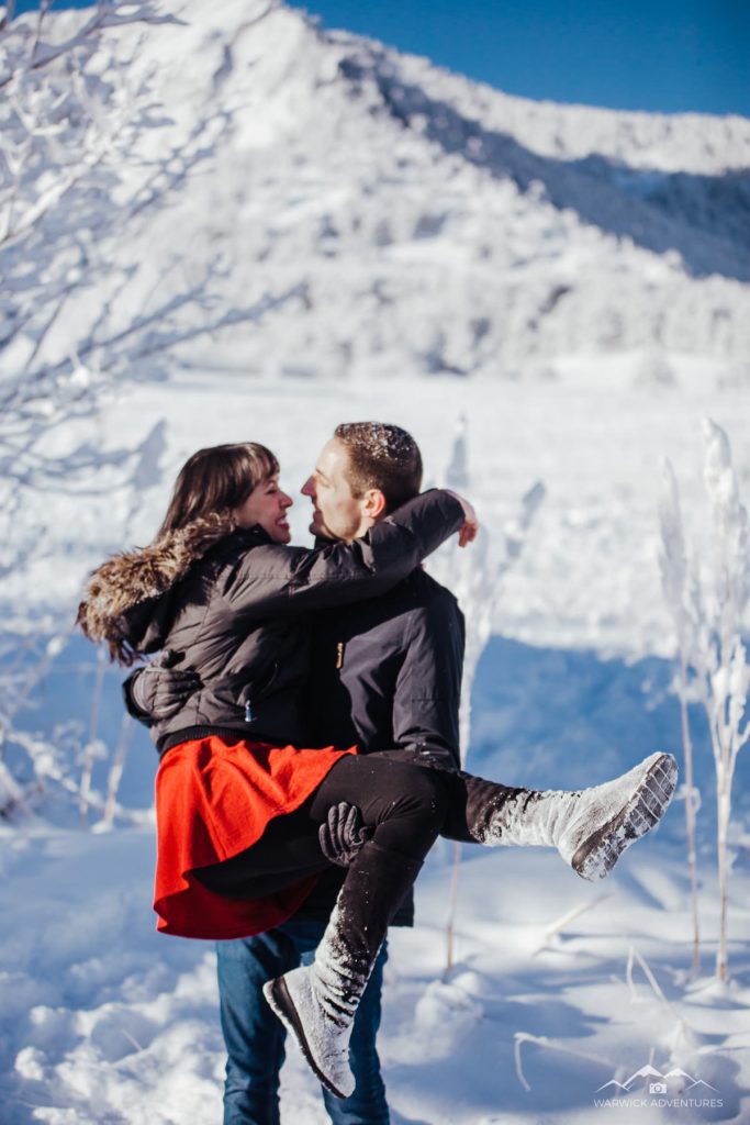 Chautauqua Park Boulder Winter Engagement Photographer